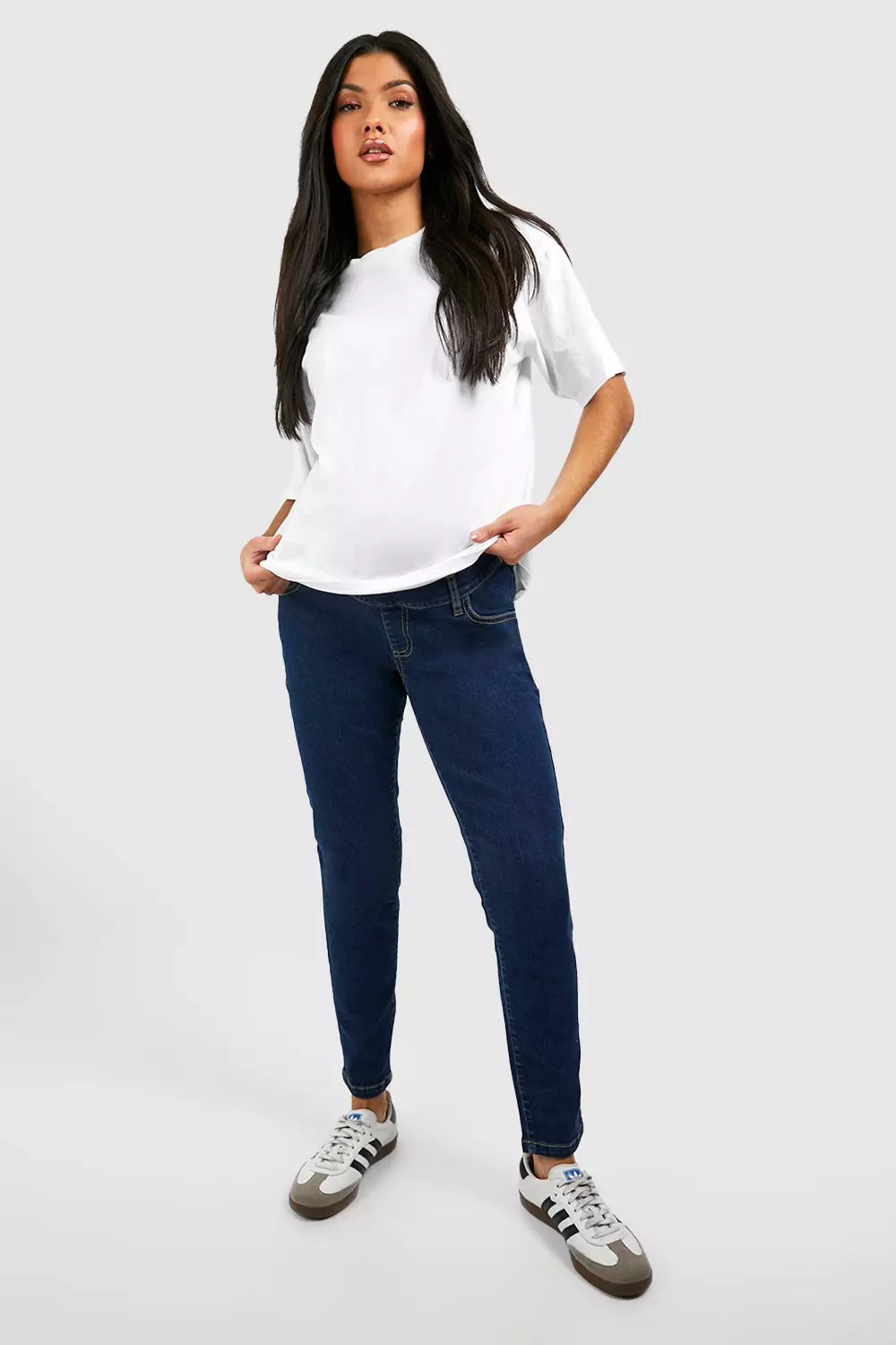 Maternity jeans outlet boohoo